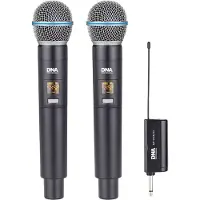 DNA Mikrofon BAT DUAL VOCAL SET zestaw bezprzewodowy akumul