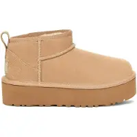 Ugg K CLASSIC ULTRA MINI PLATF Beige