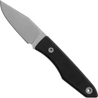 Big Idea Design USA Lookout USA-LO-BLC-MGN, Stonewashed CPM MagnaCut, Black G10 Fahrtenmesser, Mak Kelsay Design
