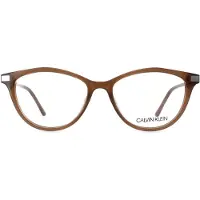 Calvin Klein Cat Eye Damen Milchig Taupe Brille