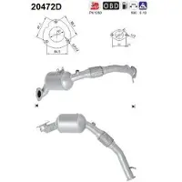 As Katalysator für FORD 1726460 1748463 2168286 20472D