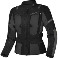 SHIMA Hero 2.0 wasserdichte Damen Motorrad Textiljacke, schwarz, S