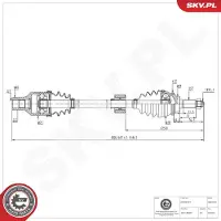 ESEN SKV Antriebswelle 40SKV455