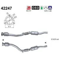 As Katalysator 42247 für VW