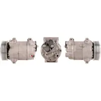 ELSTOCK 51-0453 Klimaanlage Klimakompressor PAG 46 R134a für RENAULT Clio III Schrägheck (BR0/1, CR0/1) SCÉNIC II (JM0/1) MEGANE II Coupé-Cabriolet