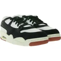 Nike Air Jordan Air RM 4 Kinder / Damen Sneaker mit Air-Dämpfung Echtleder-Schuhe FQ7938 100 Schwarz/Weiß