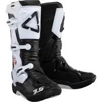 Leatt 3.5 2024 Schwarz-Weiße Motocross-Stiefel Größe 45.5