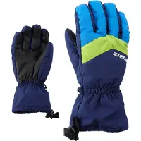 Ziener Handschuhe Lett AS(R) Gloves Kinder Navy / Persian Blue / Lime-3