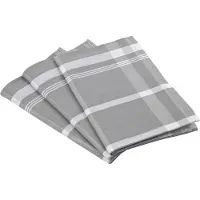 Ross Geschirrtuch "Exclusiv" Blockkaro, 50% Baumwolle, 50% Leinen, 50x70 cm