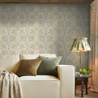 William Morris Vliestapete "Pimpernel Spring Breeze" Motiv glatt Design Tapeten