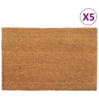 vidaXL Fussmatten 5 Stk. Kokosfaser Getuftet