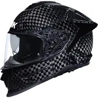 SMK-Link SMK TITAN CARBON SOLID Integralhelm XS in grau/schwarz