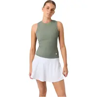 Björn Borg Tennisshirt Ace Pocket Ribbed Tank Top Damen Agave Green-XXL