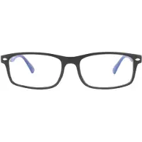 Montana Rechteckig Matt Schwarz Unisex Frauen Brillenfassungen
