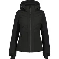 Icepeak Damen Skijacke Freital black/weiss/beige 42