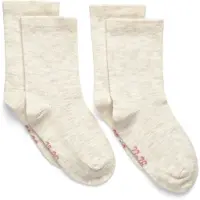 Minymo Socken - 2er-Pack - Nr. - Silber Birch Melange - - 31/34 - Socken
