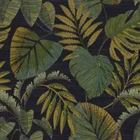 Wow Vliestapete "Botanische Nacht" geprägt FSC zertifiziert, mit lebhaftem Druck, 10 Meter Länge
