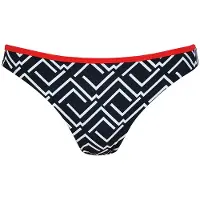 Naturana Badmode Bikini Slip Dames | Grösse: 42 | Farbe: Schwarz/Weiß