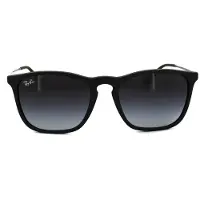 Ray-Ban - Lifestyle-Sonnenbrillen - Chris Matte Rubber Black Light Grey Gradient Dark Grey - schwarz