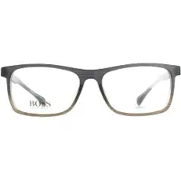 HUGO BOSS Rectangulaire Hommes Grise Marron Pattern Boss 1084 / it