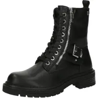 Mtng für Damen. 54774 Stiefelette Fast schwarz (41), 3 bis 5 cm, Reißverschluss, Lässig