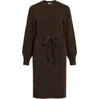 Vila Lampe Langarm-midikleid