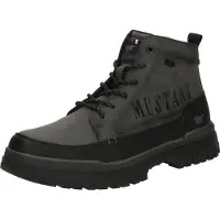Mustang Schnürstiefel Grau in Gr. 45