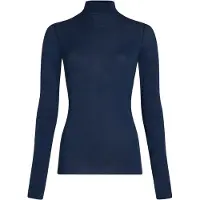 Hunkemoller Super Soft Shirt aus Kaschmir-Mix mit Rollkragen Blau