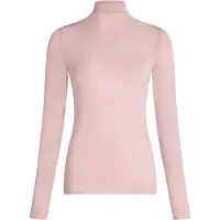 Hunkemoller Super Soft Shirt aus Kaschmir-Mix mit Rollkragen Rosa