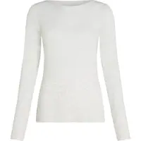 Hunkemoller Super Soft Shirt aus Kaschmir-Mix mit U-Boot-Ausschnitt Grau