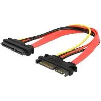 DeLOCK SATA Cable 0.2m, 0,2 m, SATA I, Männlich/Weiblich, Rot