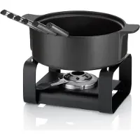 kela Käsefondue-Set Roman Schwarz