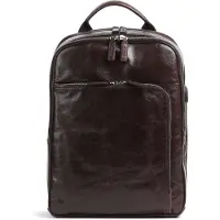 PICARD Leder Rucksack mit Laptopfach Buddy Backpack Cafe braun