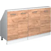 Vicco Dachschrägenschrank-Set Rion Goldkraft Eiche 2er Set, Model 56018