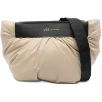VEE Collective Clutches - Beige Clutch With Ruched Nylon - Gr. unisize - in Beige - für Damen