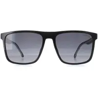 Carrera 8064/S 80S 9O schwarz-weiße Sonnenbrille mit dunkelgrauem Farbverlauf