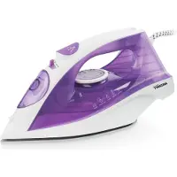 Tristar ST-8350, Trocken- & Dampfbügeleisen, Keramik-Bügelsohle, 1,9 m, 108 g/min, Violett, 0,26 l
