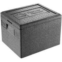 OEM EPP-Thermobox 19 Liter - ideal für Lebensmittel-Lagerung - 1 Stück - schwarz - 39 x 33 x 28 cm