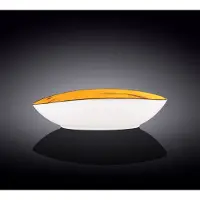 Wilmax Schale oval 30 cm Gelb Porzellan, 2er Set