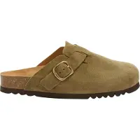 Scholl Clog Fae Suede Sp Damen Khaki-Schuhgröße 41