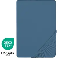 Roba Spannbettlaken Jersey 'Seashells' indigo