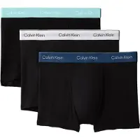 Calvin Klein Relaxed Fit Trunk 3PK Black Bodies/Tahiti XL