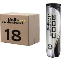 Balls Unlimited Tennisbälle - Code Black 25x4er Balldose