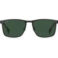 BOSS Schwarze Sonnenbrille mit gummierten Bügeln Grösse ONESI