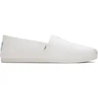 Toms Alpargata Classic white recycled cotton canvas 43
