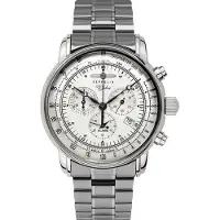 Zeppelin 7680MB-1 Herrenuhr 100 Jahre Stahl/Silberfarben