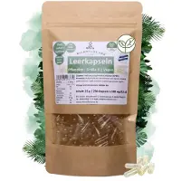 Microflorana - Leerkapseln Größe 0 Pflanzlich & vegan Gelatinefreie 25 g Kapseln