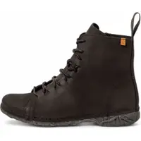 El naturalista für Damen. 2N9091101005_001 Angenehme Lederstiefeletten schwarz (41), Wohnung, Schnürsenkel, Lässig