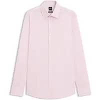 BOSS Slim-Fit Hemd aus elastischer Baumwoll-Popeline mit bügelleichtem Finish Grösse 41