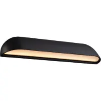 Nordlux - Wandleuchte Front - Schwarz - 36x6.8 cm